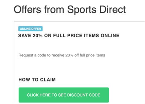 sports direct discount code nhs
